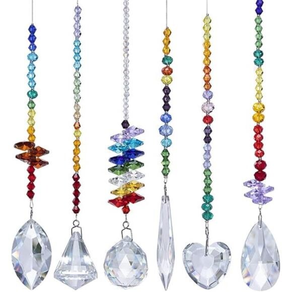 Colorful Crystals Glass Pendants Chandelier Suncatchers - Picture 7 of 7